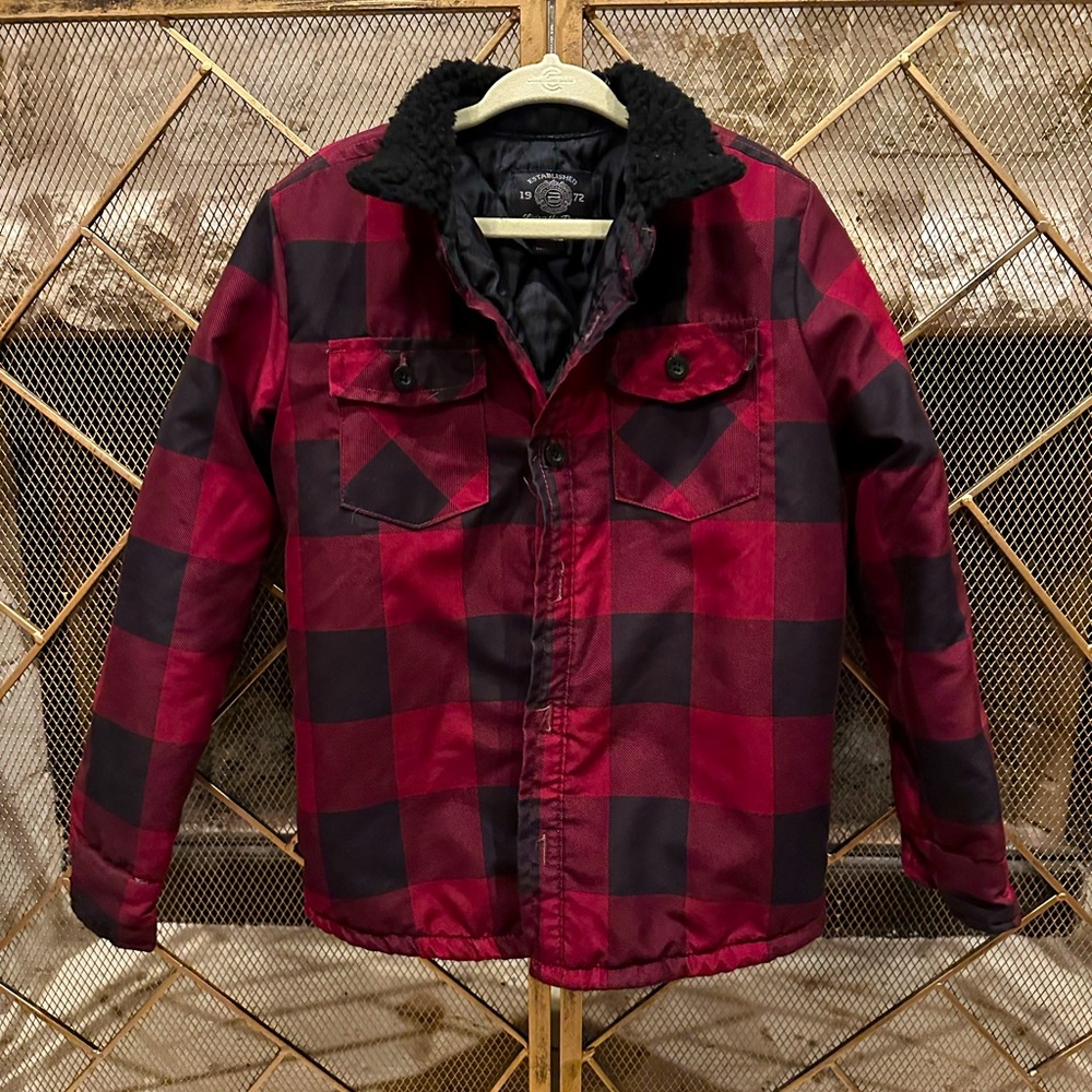 Rock for Freedom Kids’ Buffalo Plaid Quilted Jacket
